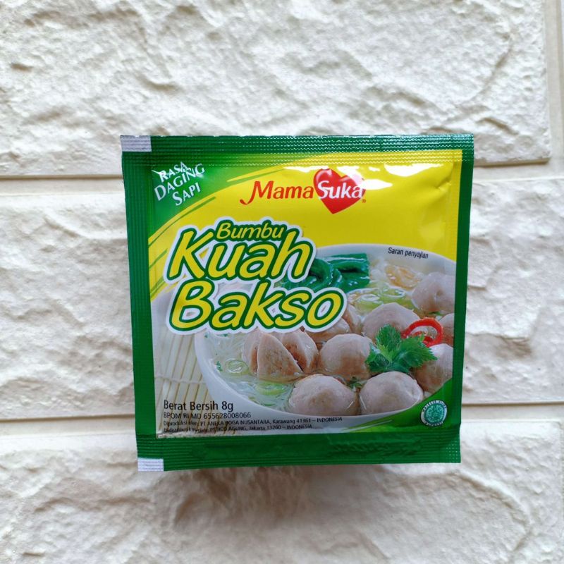 mamasuka kuah bakso 8gr 1renceng isi 12