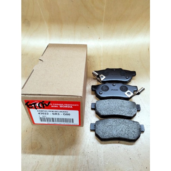 KAMPAS KANVAS REM BELAKANG HONDA JAZZ GD3 CITY GD8 VTEC JAZZ RS GE8 CITY GM2 2003 2004 2005 2005 200