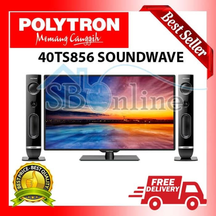 Best Seller TV LED DIGITAL POLYTRON PLD 40TS856 40 IN CINEMAX WAVE BLUETOOTH Murah