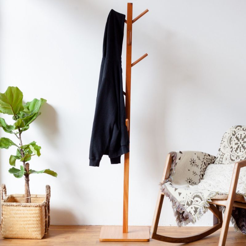 Standing Hanger - Gantungan Kayu - Gantungan Baju Kayu Jati