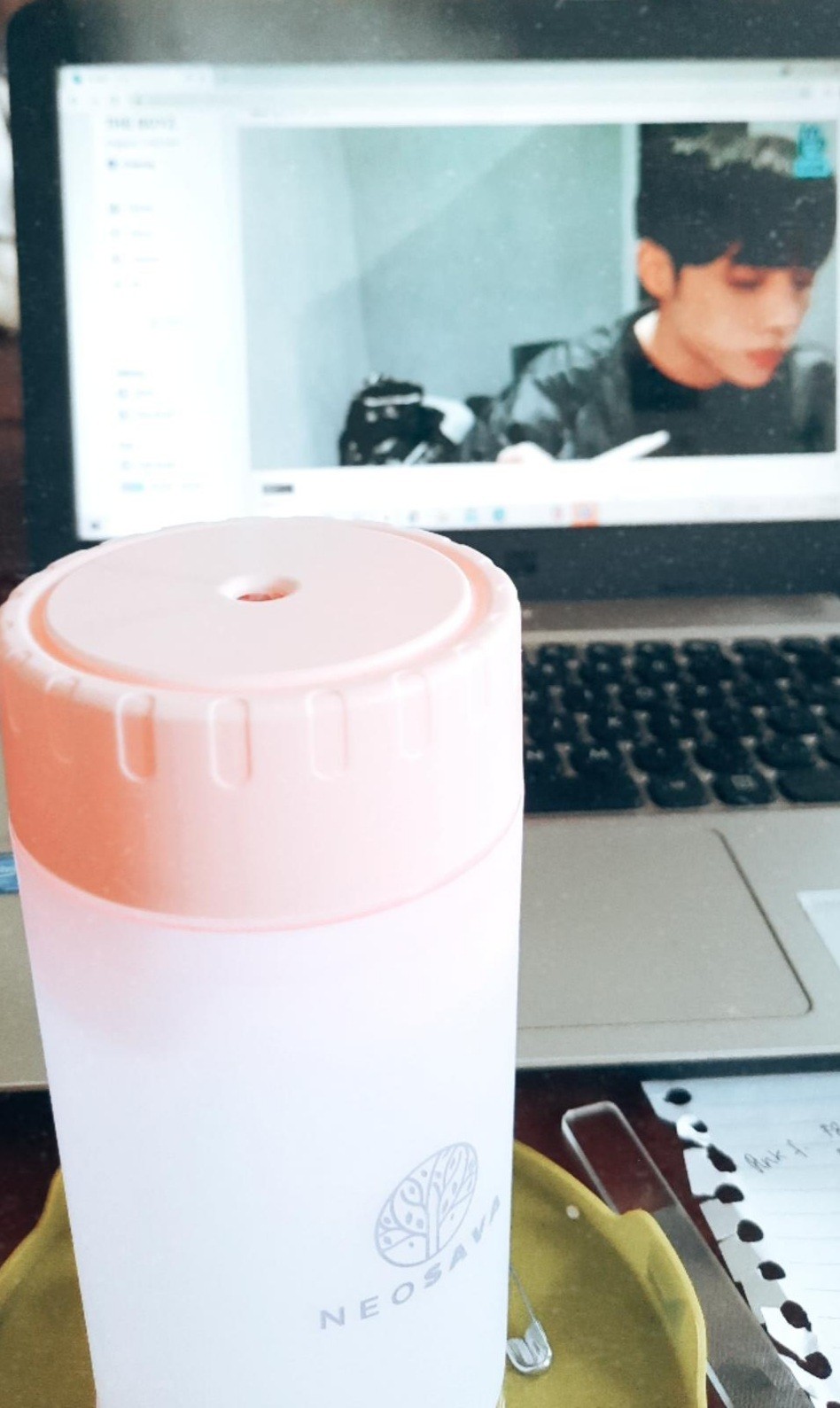 (baca Deskripsi) Neosava™ Big Macaroon Diffuser Pelembab Ruangan Aromaterapi Humidifier Essential