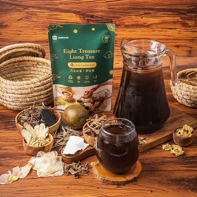 

Eight Treasure Liang Tea With Luo Han Guo - Minuman Untuk Panas Dalam