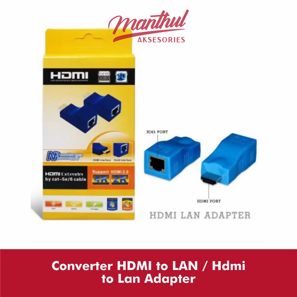 Converter HDMI to LAN / Hdmi to Lan Extender