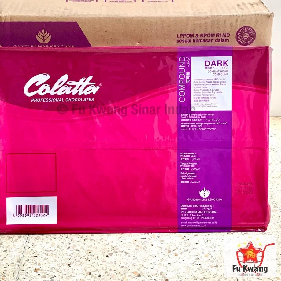 

Terbaru|SQ37|Colatta Dark Chocolate Compound Cokelat Coklat Hitam Blok Batang 1 KG