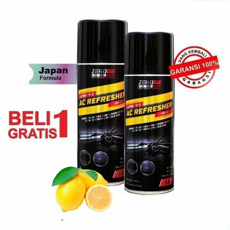 Zerone 2 Botol Pembersih AC Mobil Zerone AC Refresher Pengharum AC