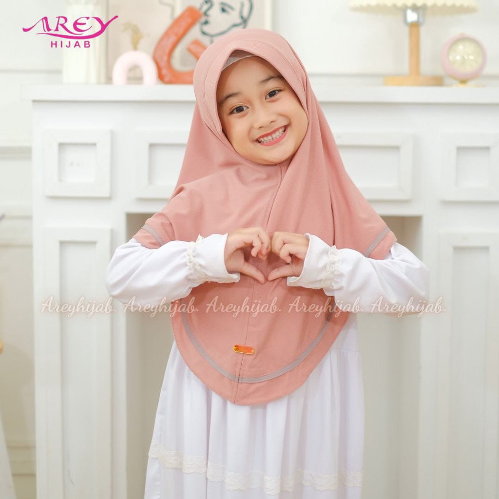 Arey Jilbab Anak Zena List sekitar 3-6 thn By Arey