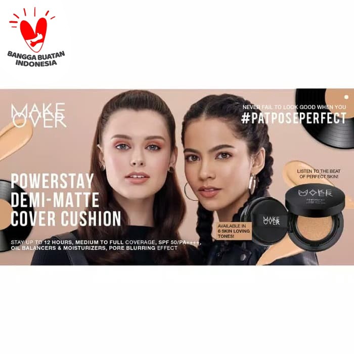 make over refill powerstay demi matte cover cushion