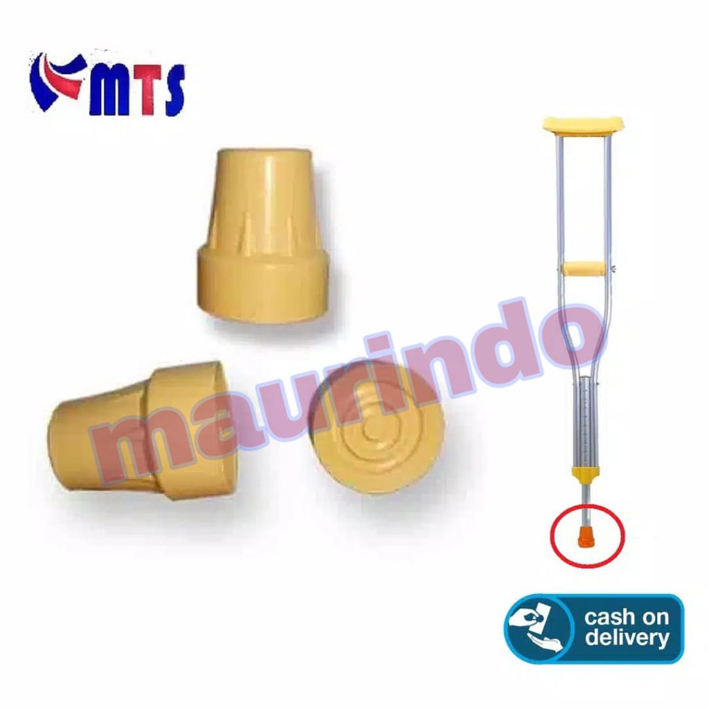 COD - Karet Kaki Tongkat Ketiak Kruk / Karet Bawah tongkat Ketiak Original