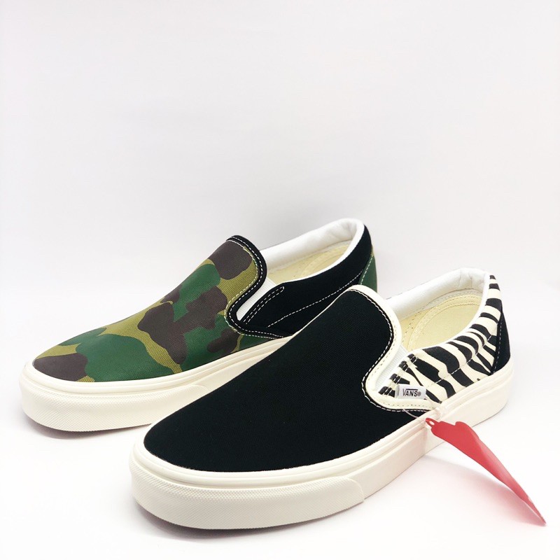 Vans Slip-On Mismatch Zebra/Camo