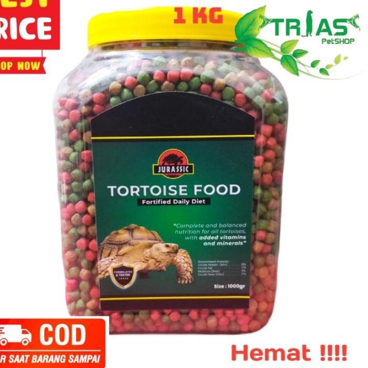  MAKANAN KURA KURA JURRASIC/Pellet kura kura/Tortoise food/trias petshop/makanan sulcata/makanan tor