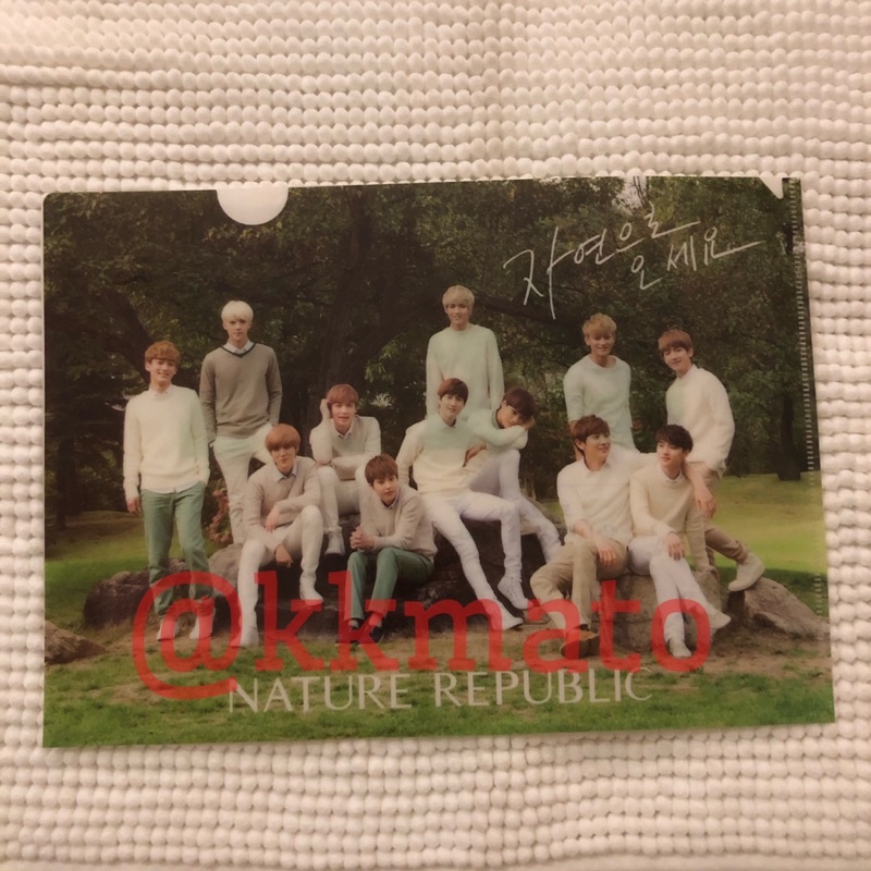 EXO - OFFICIAL RARE LIMITED NATURE REPUBLIC CLEARFILE & FIGURE STANDING