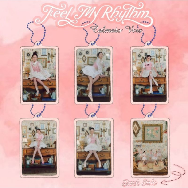 Red Velvet Feel My Rhythm Acrylic Clear Keychain Gantungan Kunci Akrilik