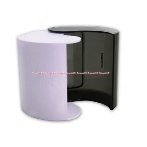 Krisbow Tissue Roll Dispenser Tempat Tissu Gulung Kecil Toilet WC Hitam Black Tissu Tisu Tisue Rolls