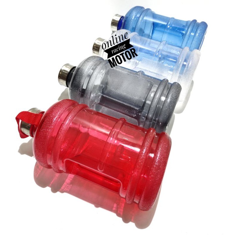 botol air minum galon gym serbaguna 2.2liter unik botol gym fitness olahraga tutup botol stainless