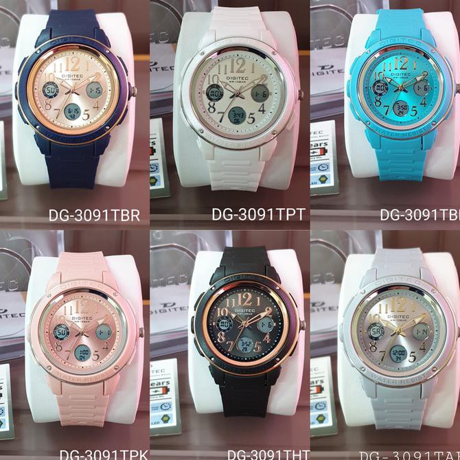 ORIGINAL Jam Tangan Wanita / Cewek Digitec 3091
