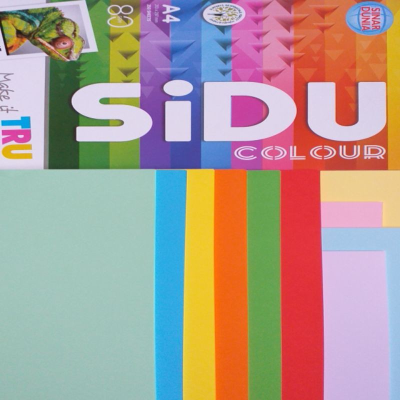 

HVS WARNA A4 SIDU 80GRAM 20 LBR