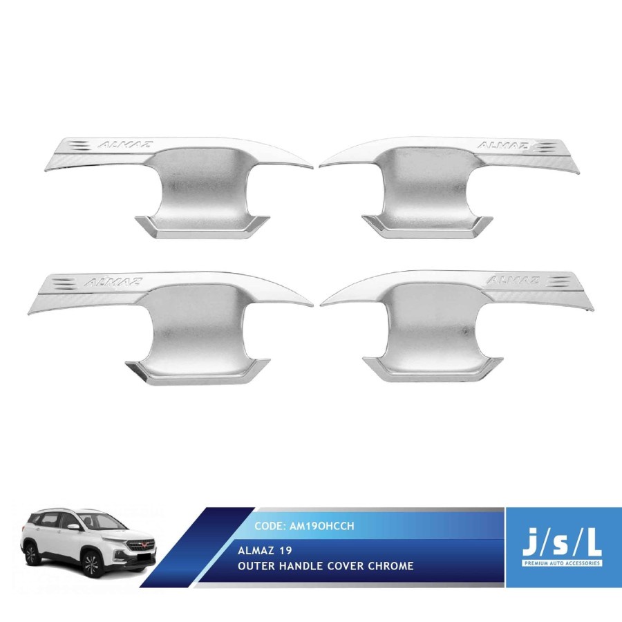 Mangkok Pintu Mobil Wuling Almaz 2019 Outer Handle Chrome