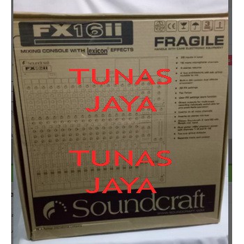 Mixer Soundcraft FX 16 Ii Professional