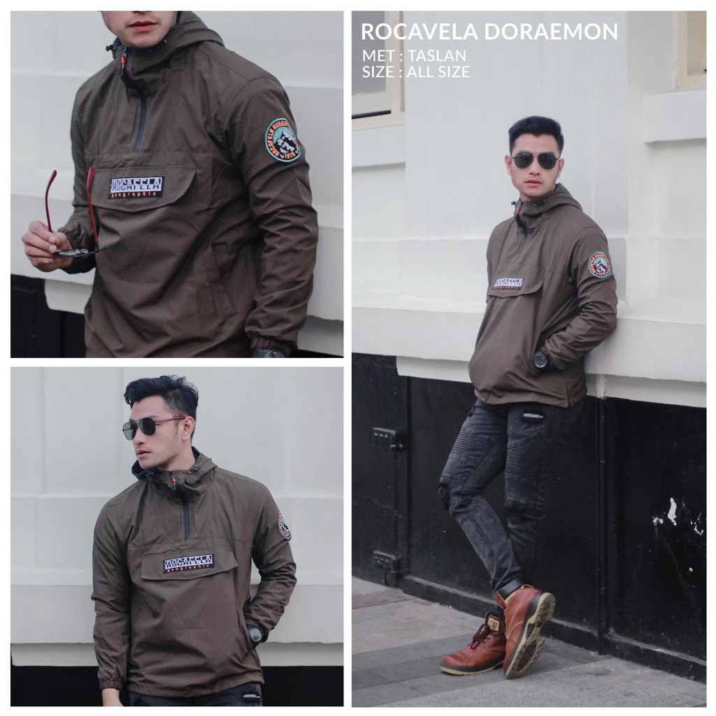 Jaket cougle rocavela jaket pria doraemon rocavela