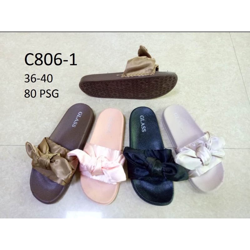 Sandal Selop/Kokop Pita Satin Import 806