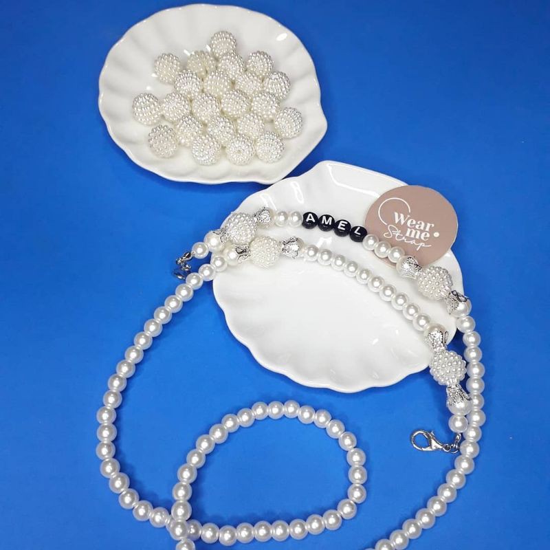 Premium Strap masker / Tali masker mutiara