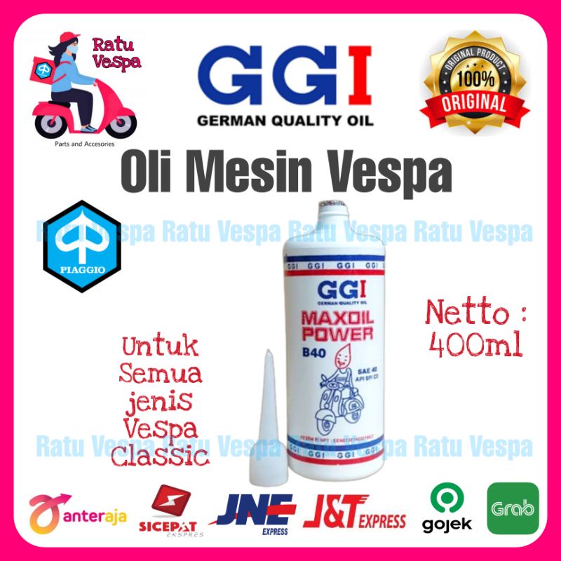 Oli Mesin Vespa GGI 400ML