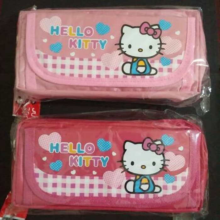 

Kotak pensil resleting hello kitty no.1311