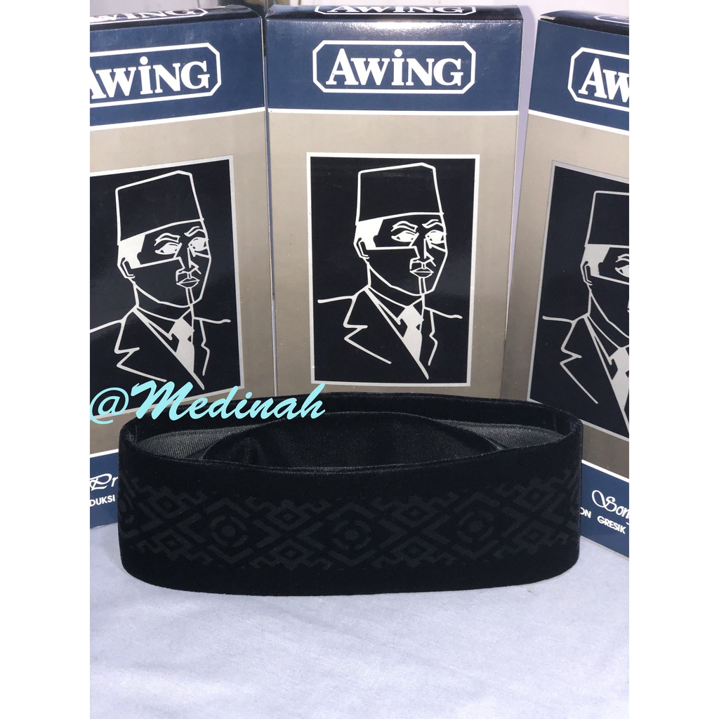 Songkok Awing / Peci AWING / kopiah Awing tipe Laser Original 100%