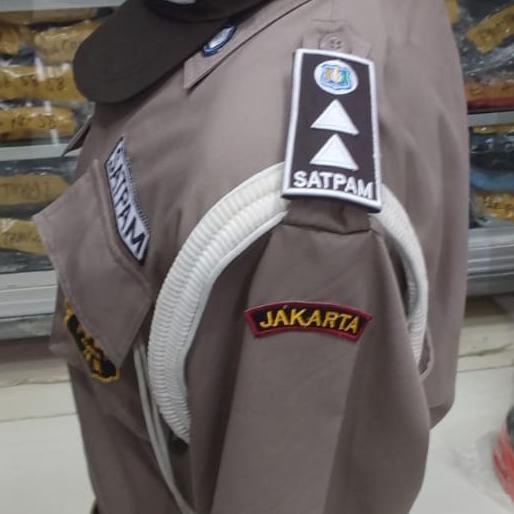 Seragam Pdl Terbaru Fullset/Baju Satpam Pdl Terbaru - Cokelat, M High Quality