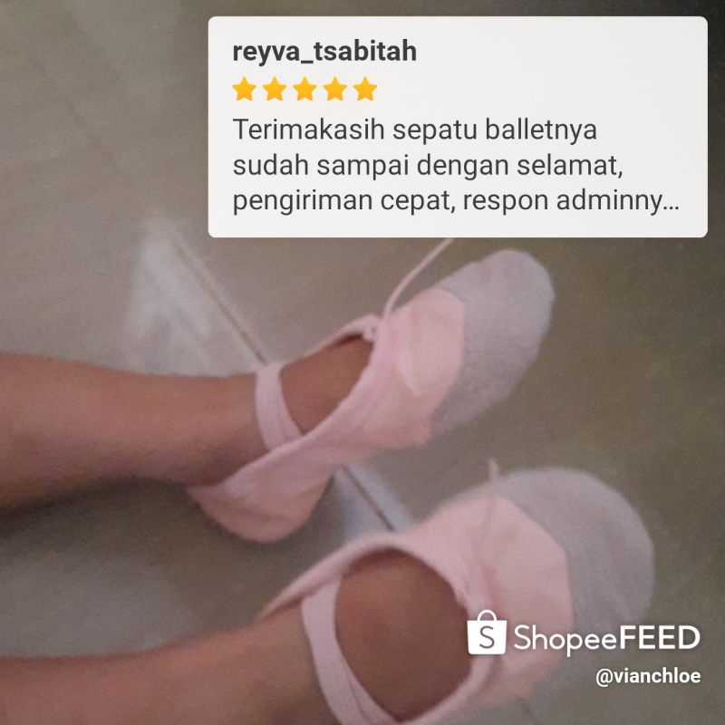 11.11     TERMURAH/TERLARIS SEPATU BALET ANAK DEWASA Kualitas Premium IMPORT  #racunshopee