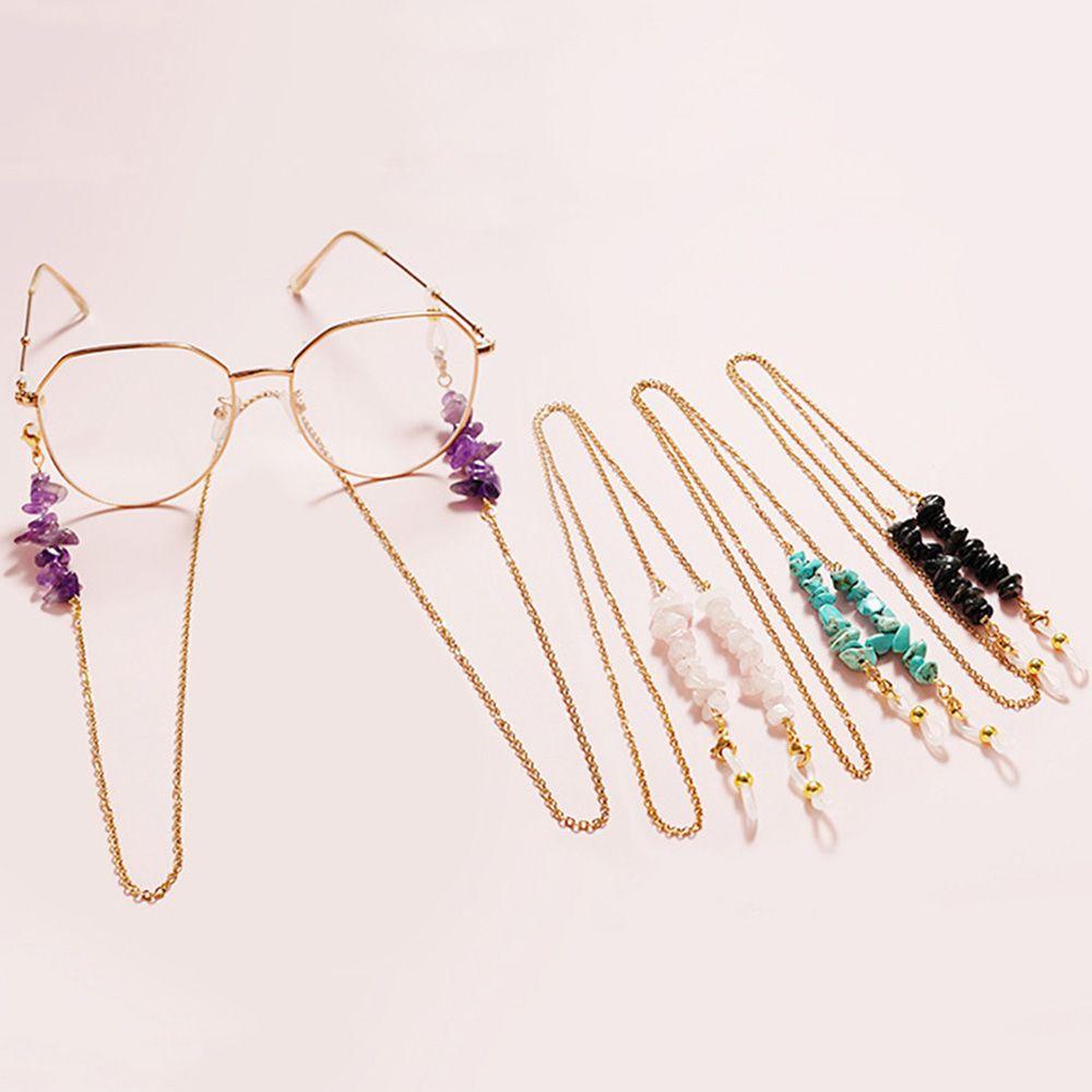 R-flower Glasses Chains Fashion Tali Kacamata Batu Metal