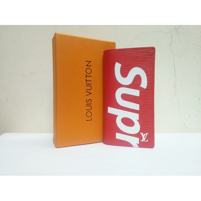 Dompet panjang pria/wanita LV Supreme premium quality import R and B