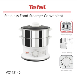 Tefal Food Steamer CONVENIENT VC1451 – Pengukus Kukusan Stainless