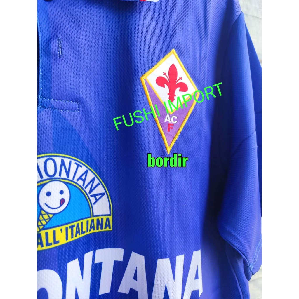 RETRO | Jersey Baju Bola Fiorentina Home 1995 1996 Grade Ori