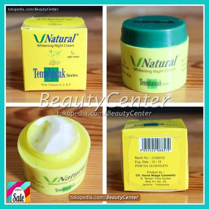 

Tekapwajah- Cream Malam Temulawak V Natural Original / Bpom Resmi -Asliii.