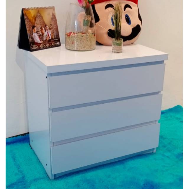 Bedside Meja Samping Credenza Cabinet Loker Drawer Nakas Meja Tv Murah Rak Tv Minimalis Meja Hias Shopee Indonesia