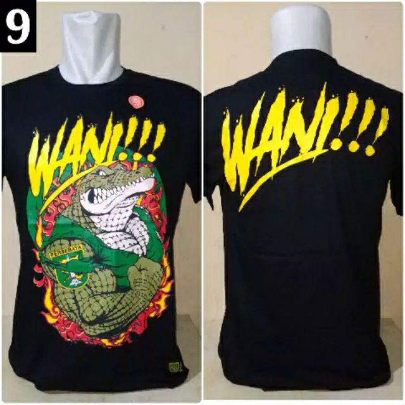 KAOS TSHIRT PERSEBAYA WANI DISTRO