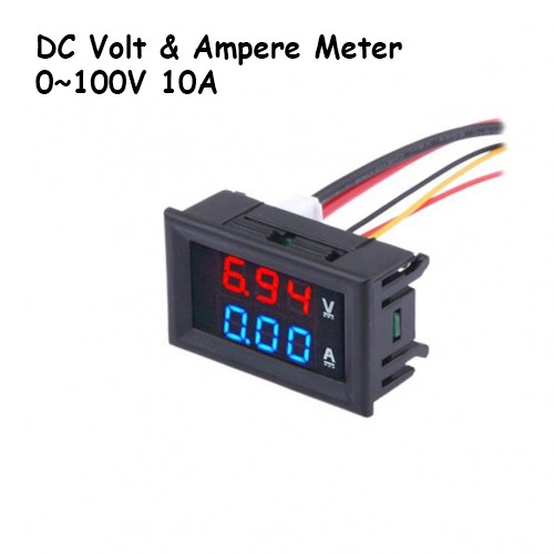 DC Ammeter Volt Meter Ampere Meter Digital 100V 10A