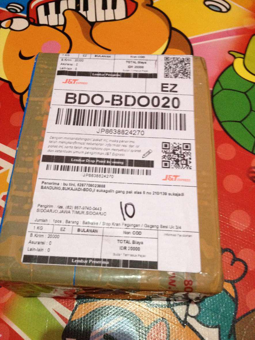 Ballvalve / Stop Kran Pegangan / Gagang Besi Uk.3/4 Murah