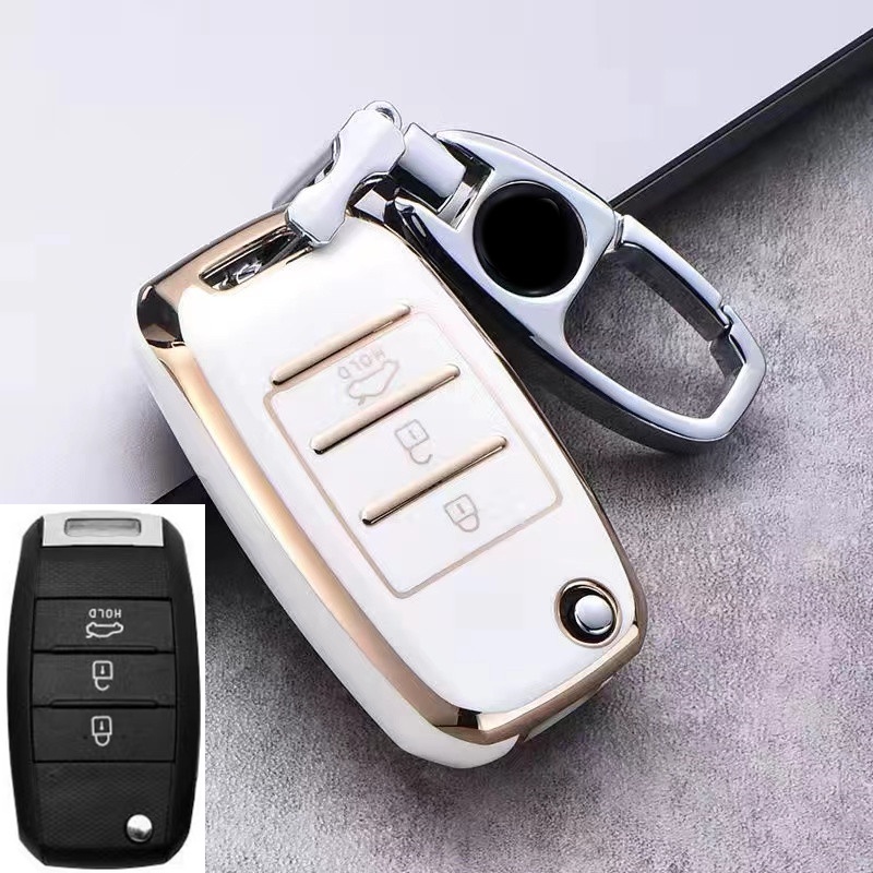 Casing Kunci Remote Mobil Bahan TPU Untuk Kia Rio Rio5 Sportage Ceed Cerato K3 KX3 K4 K5