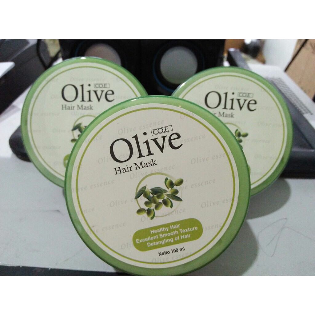 [ORI] SYB Olive Hair Mask Masker Rambut AMPUH Merawat Rambut Rusak Kering dan Bercabang dalam 7 Hari - 100ml BPOM