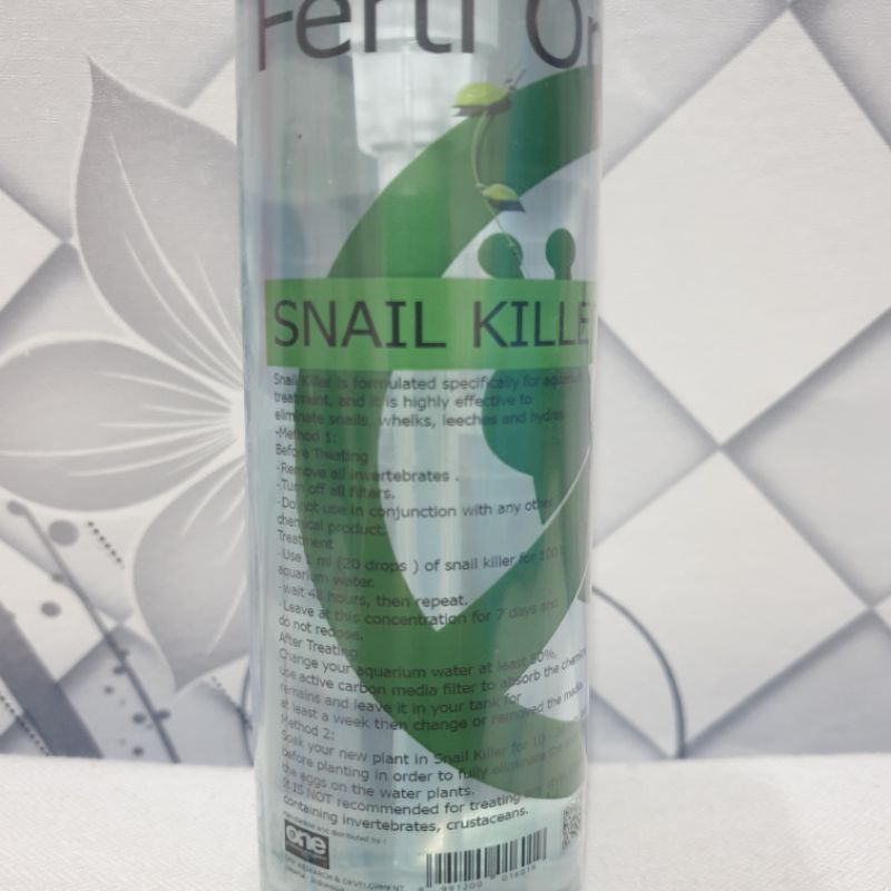 FERTI ONE SNAIL KILLER PEMBASMI KEONG HAMA AQUARIUM AQUASCAPE 250ML