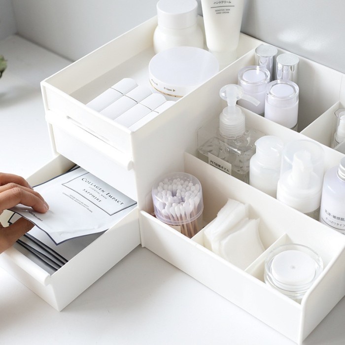Rak Organizer Make Up Kosmetik Rack House Container Size M - ASS319