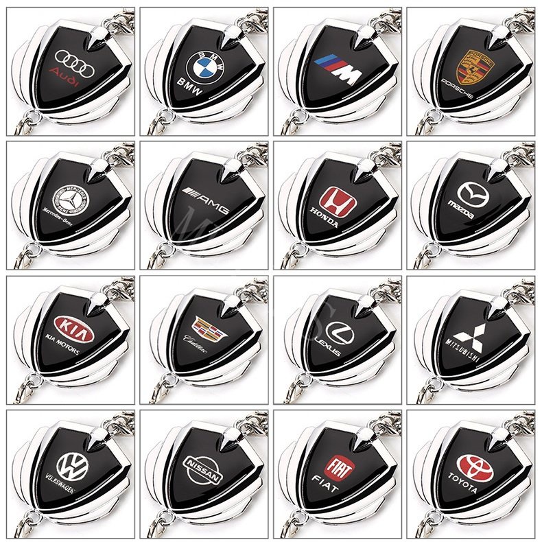 Gantungan Kaca Spion 3D Bahan Metal Untuk Toyota Honda Nissan Ford