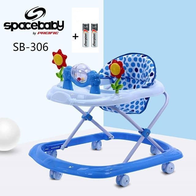 SPACE BABY Baby Walker SB 306 Roller &amp; Sunflower Toys SPACEBABY [ * FREE PACKING DUS ALAS ]