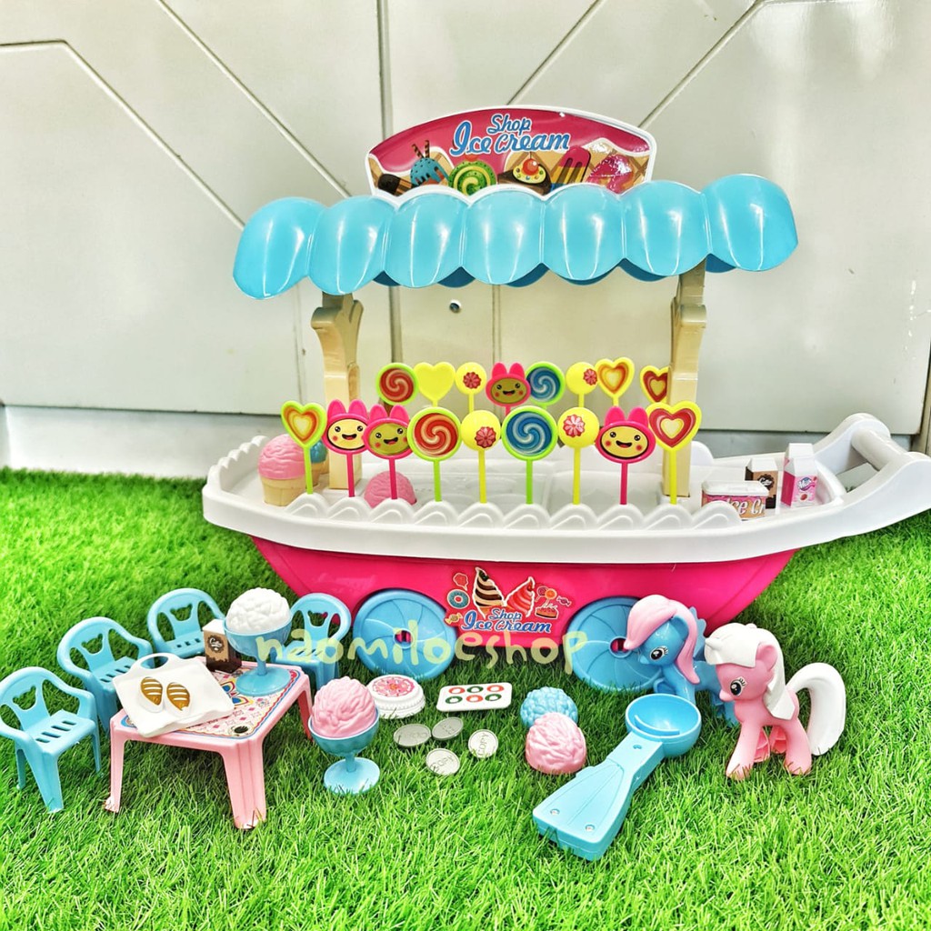 JUMBO Mainan anak Gerobak ice cream besar mainan ice JUMBO Mainan anak Gerobak ice cream besar mainan ice