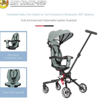 Magic Stroller Anak Bayi Balita Kursi Dorong Stroler Anak LW959 BY PACIFIC Bisa Hadap 2 Arah Garansi Termurah-4
