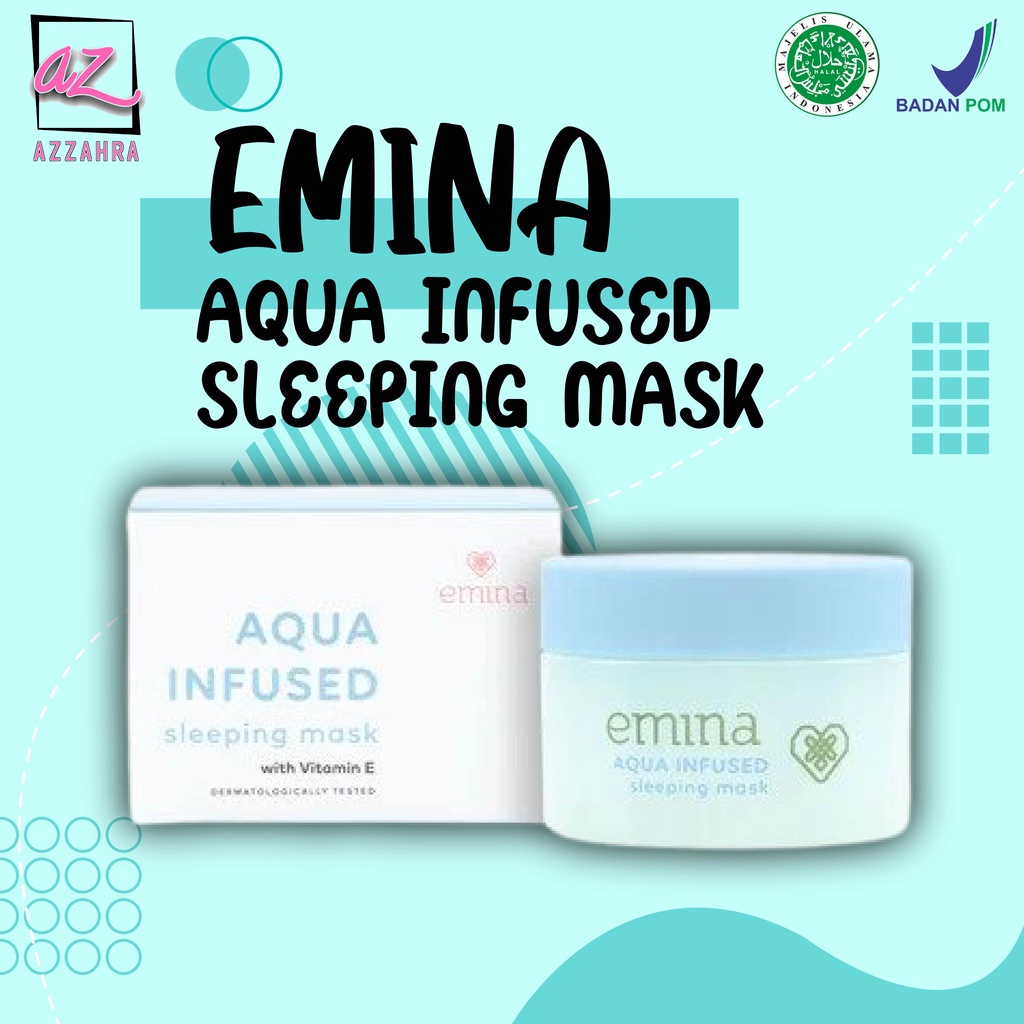 EMINA Aqua Infused Sleeping Mask - 30ml ORIGINAL BPOM