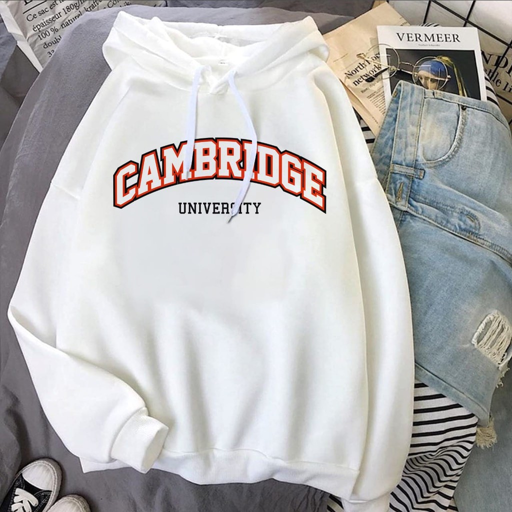 SWEATER UNISEX CAMBRIDGE UNIVERSITY FLEECE UNISEX TEBAL TERBARU,