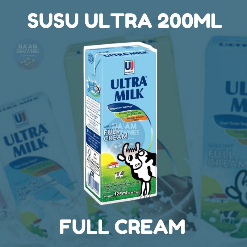 TAMBAHAN SUSU ULTRA MILK 200Ml murah